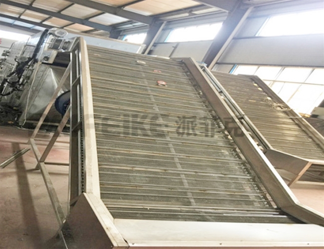 蒜片帶式多層烘干流水線(空氣能加熱)